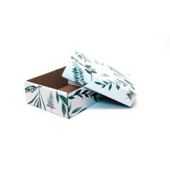 30,5x26x10,5 cm Çiçekli Hediye Kutusu