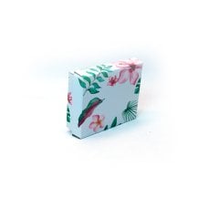 20x16x6 cm Renkli Çiçekli Hediye Kutusu