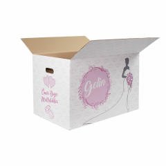 Çeyiz Taşıma Kolileri Gelin - 60x40x40 cm - 32 Desi - 20 Adet