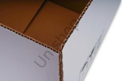 Büyük Boy Tek Oluklu Taşınma Kolileri (50 – 59 cm) Beyaz - 50x30x15 cm - 8 Desi - 20 Adet