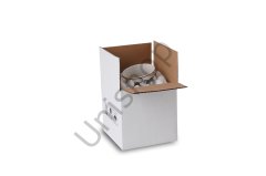 Büyük Boy Tek Oluklu Taşınma Kolileri (50 – 59 cm) Beyaz - 50x30x15 cm - 8 Desi - 20 Adet
