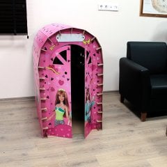 105x63x105 cm Büyük Barbie Evi