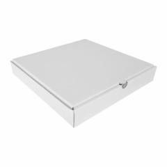 Baskısız Pizza Kutuları Beyaz - 33x33x4 cm - 2 Desi - 100 Adet