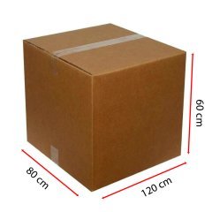 Çok Büyük Üç Oluklu Triplex Koliler (70 + cm) Esmer - 120x80x60 cm - 192 Desi - 20 Adet