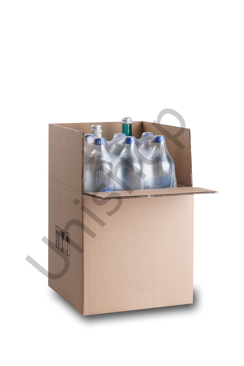 Orta Boy Çift Oluklu Taşınma Kolileri (40 – 49 cm) Esmer - 40x20x20 cm - 6 Desi - 50 Adet