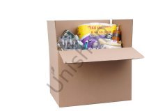 Orta Boy Çift Oluklu Taşınma Kolileri (40 – 49 cm) Esmer - 40x20x20 cm - 6 Desi - 50 Adet