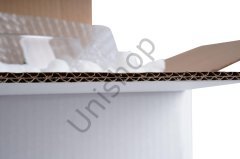 Büyük Boy Çift Oluklu Taşınma Kolileri (50 – 59 cm) Beyaz - 50x30x30 cm - 15 Desi - 100 Adet