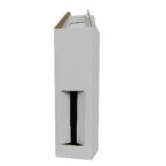 Şişe Kutuları Beyaz - Tekli 10,3x10,3x35,5 cm - 2 Desi - 100 Adet